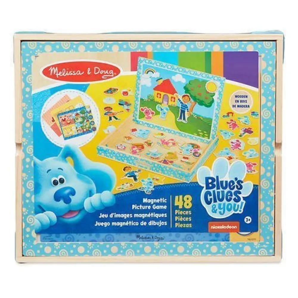 Melissa‎ & Doug Blue's Clues & You! Wooden Magnetic Picture Game (48 Pieces)